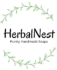 Herbalnest pure handmade soaps logo